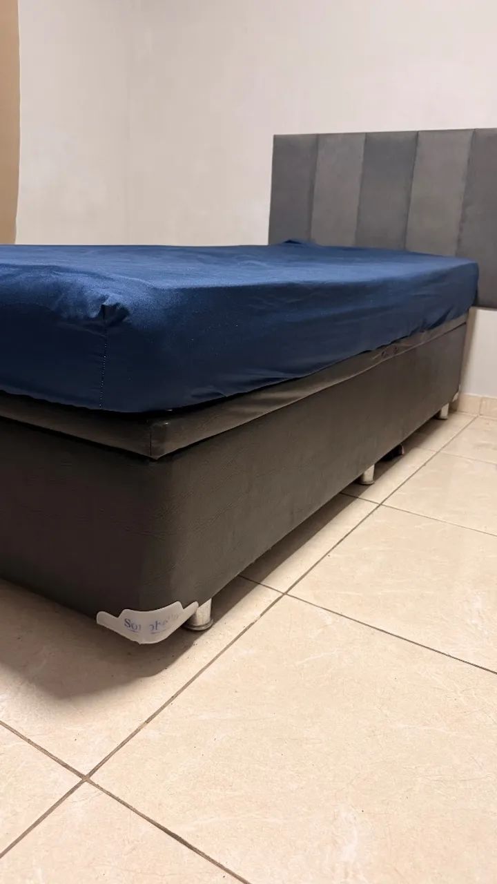 Cama de solteiro completa com baú  - Foto 2