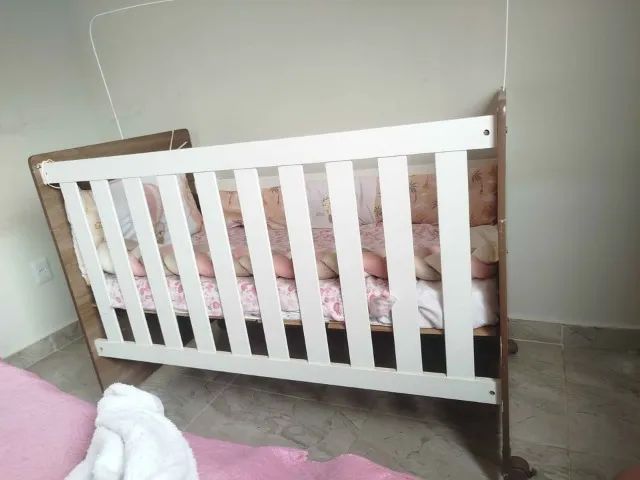 Berço Reto Doce Sonho P/ Colchão Nacional Novo Direto da Fabrica 