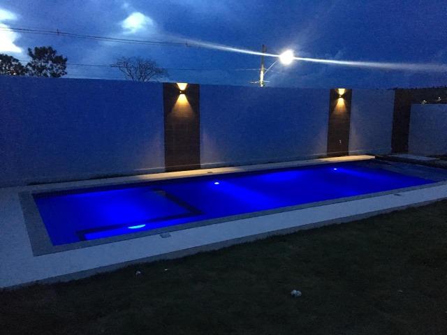 Samuel Pereira oferece: Casa 3 Suites Nova Moderna Pé Direito Duplo Piscina Churrasqueira - Foto 2