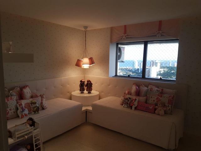 Apartamento Lumno 4 Suítes 276m2 Alto 4 vagas Decorado Nascente linda vista mar - Foto 5