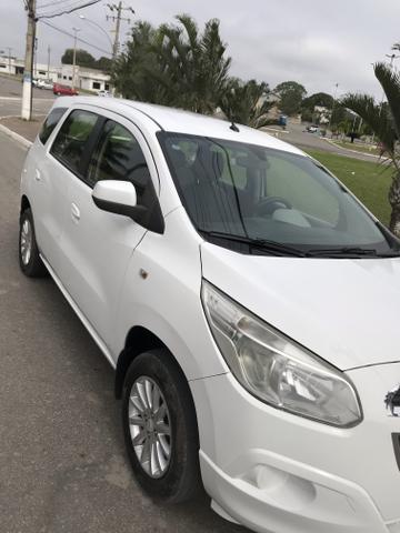 Gm - Chevrolet Spin 2013 LT 1.8 Automática Flex/GNV Completa - Foto 9