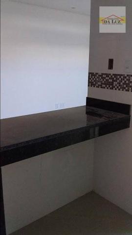Apartamento com 3 dormitórios à venda, 90 m² por r$ 420.000 - parque das nações - santo an - Foto 10