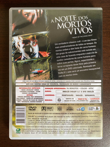 DVD A noite dos mortos vivos  - Foto 2