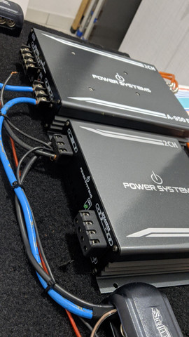 Modulos POWER SYSTEM A250 + A950 som automotivo