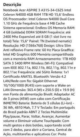 Notebook Acer - Foto 6