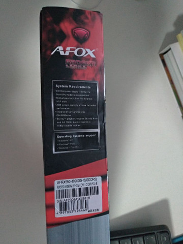 Placa de vídeo Afox Radeon RX550 4GB AMD - Foto 3
