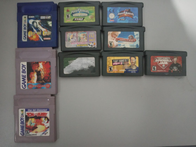 10 fitas Game Boy