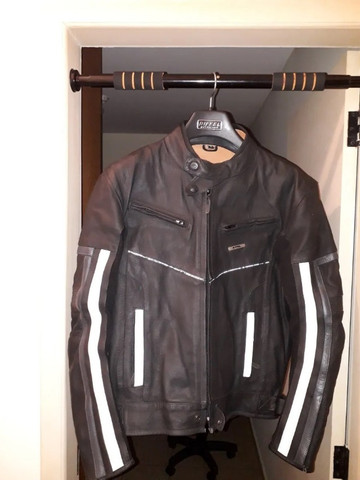 jaqueta couro riffel