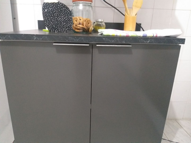 Balcão Duplo Bartira Rubi (ex-Izabel) com 2 Portas e 1 Prateleira<br><br> - Foto 2