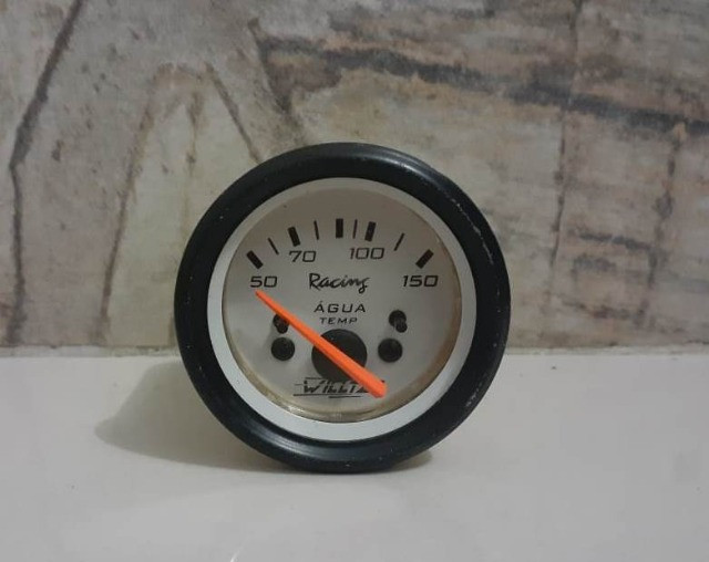 Manômetro Instrumento Automotivo Willtec 52mm Temp de Agua