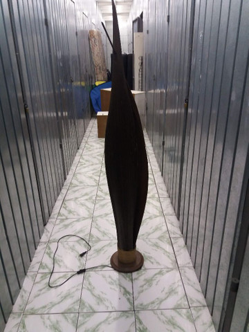 Planta artificial Espada de São Jorge com lâmpada interna em ótimo estado - Foto 4