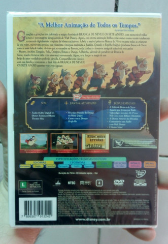 Branca De Neve E Os Sete Anões - DVD Duplo - Disney e Lacrado - Foto 4