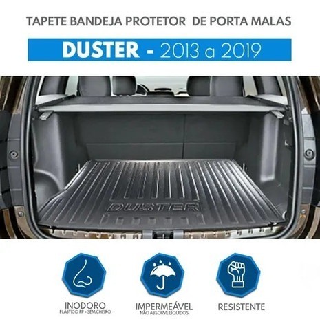 Tapete Bandeja Porta Malas Renault Duster 2013 à 2017 - Foto 2