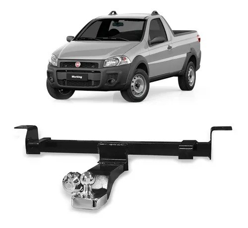 Engate Reboque Fiat Strada 1998 à 2020 Rabicho Fixo - Foto 2