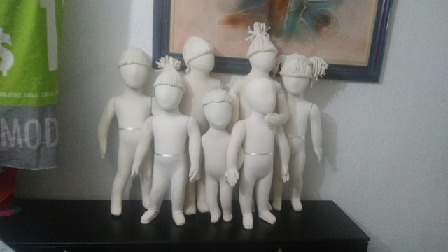 Manequim infantil familia