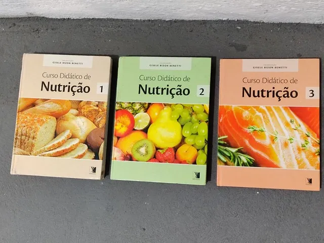 Vendo kit de livros nutrição vol 1,2e3
