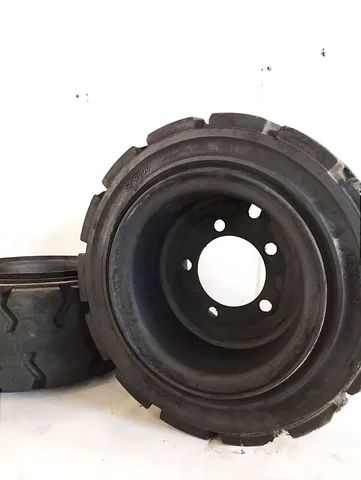Roda Empilhadeira Com Pneu Maciço 200/ 50-10 (6.50) - Foto 4