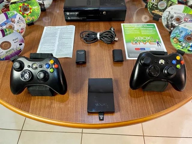 XBOX 360 SUPER SLIM COM KINECT - Consoles de Vídeo Game - Jardim