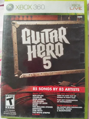 Jogo guitar hero 3 xbox 360  +27 anúncios na OLX Brasil