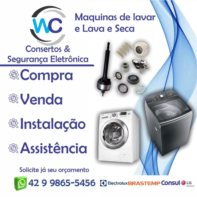 Assistência técnica máquina lavar roupas e peças
