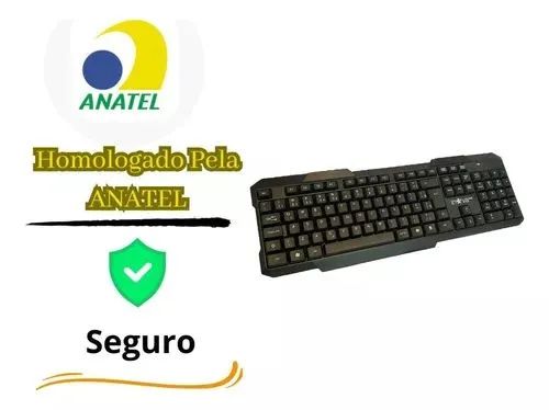 Teclado sem fio com adaptador usb wireless 2.4ghz - Foto 3