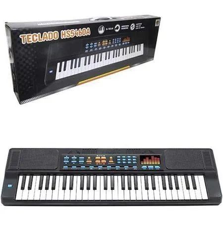 Piano Eletrônico e Microfone Infantil, Instrumento de Teclado