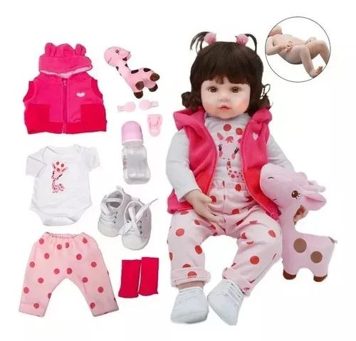 Conjunto de Roupas para Boneca Bebê Reborn Menino com Cerca de 48cm de  tamanho.