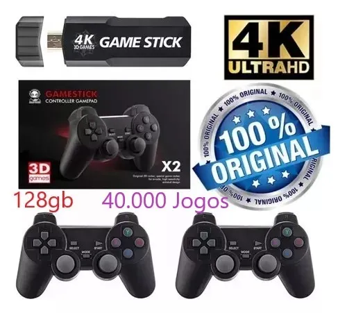 Game Stick 4K GD10 128GB New Retro Video Game Console 2.4G Wireless –  Realtech