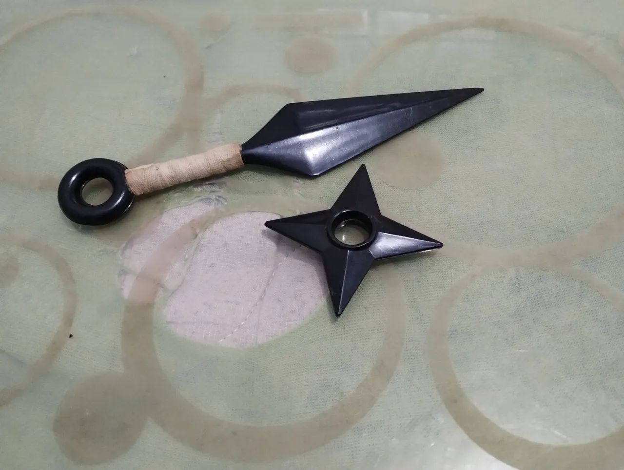 Kit de Acessórios Naruto - Luvas, Faixa de Cabeça e Kunai - Foto 4