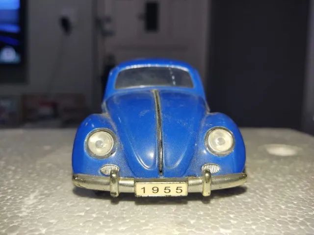 Miniatura Volkswagen Beetle Sunnyside 1/24 Azul - Foto 3