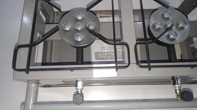 Fogão Ind 0006 2 Bocas Mesa Alta 280x530x800mm 112754 Albasan - Foto 2