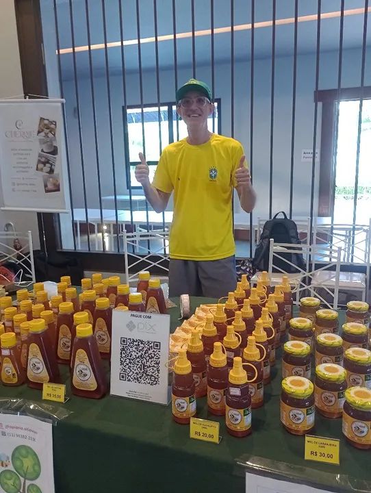 Kit de Mel 280g, Própolis verde 30ml e Pólen 50g - Coapis - Direto do Apiário! - Foto 2