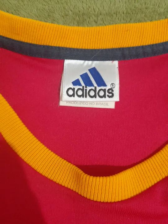 Camisa seleção Espanha 2002 G Leia descrição! - Foto 6