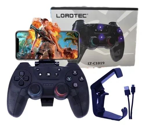 Manete Controle Joystick Celular Bluetooth Ios Android Windows Sem Fio 