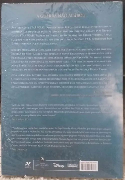 Livro Star Wars - Marcas da Guerra: Livro I da Trilogia Aftermath (novo - lacrado) - Foto 2