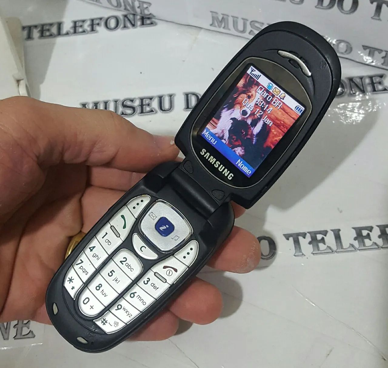 Celular Samsung x480 fip lindo RELÍQUIA celular antigo - Foto 3