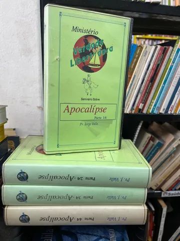 Vhs Colecao 4 volumes apocalipse Jorge vale ministério verdade libertadora 