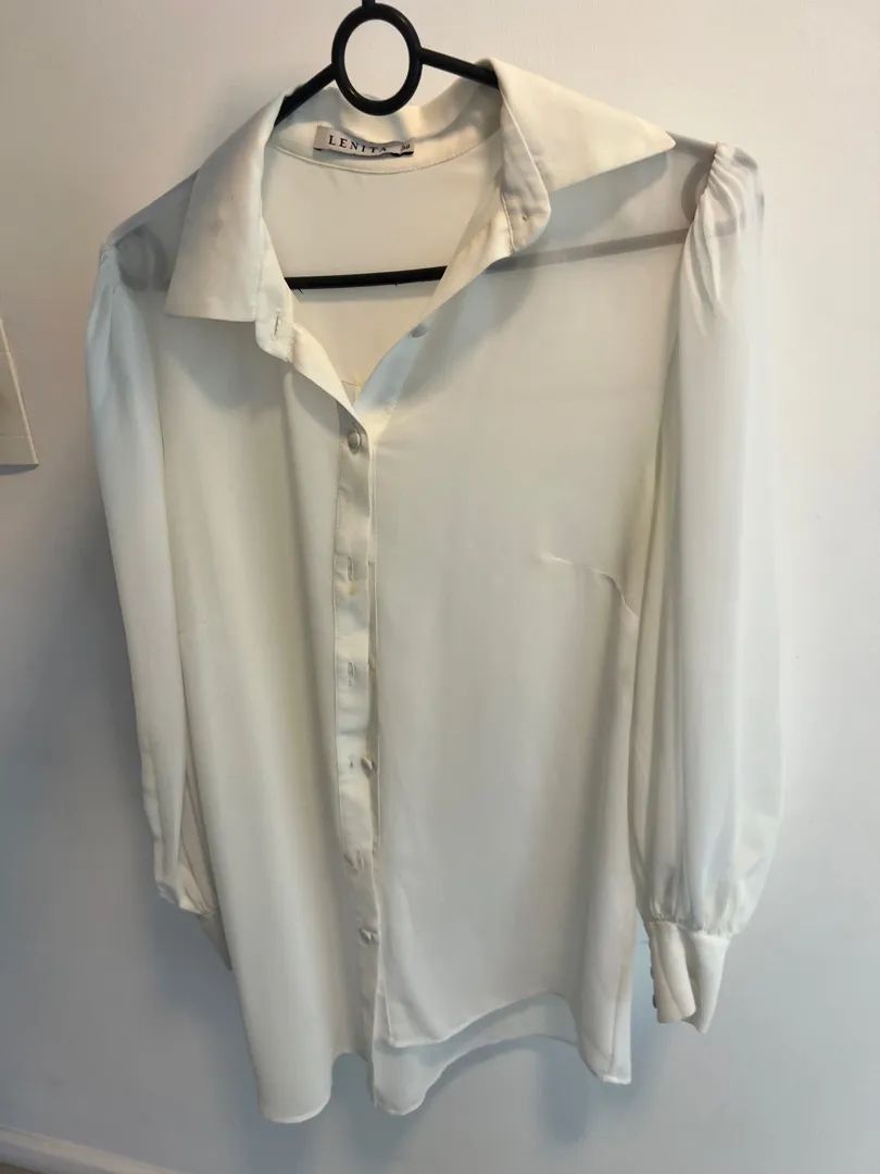 Blusa branca Lenita