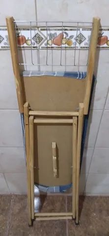 Tábua de passar roupas c/suporte (estampada) - Foto 2