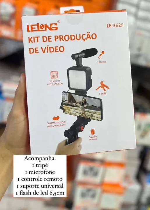Gimbal estabilizador Kit de Produção de Vídeo para Smartphone - 