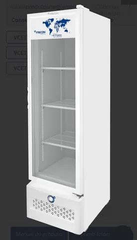 Refrigerador vertical 284 litros porta de vidro - ideal para bebidas - 2 anos de garantia - Foto 4