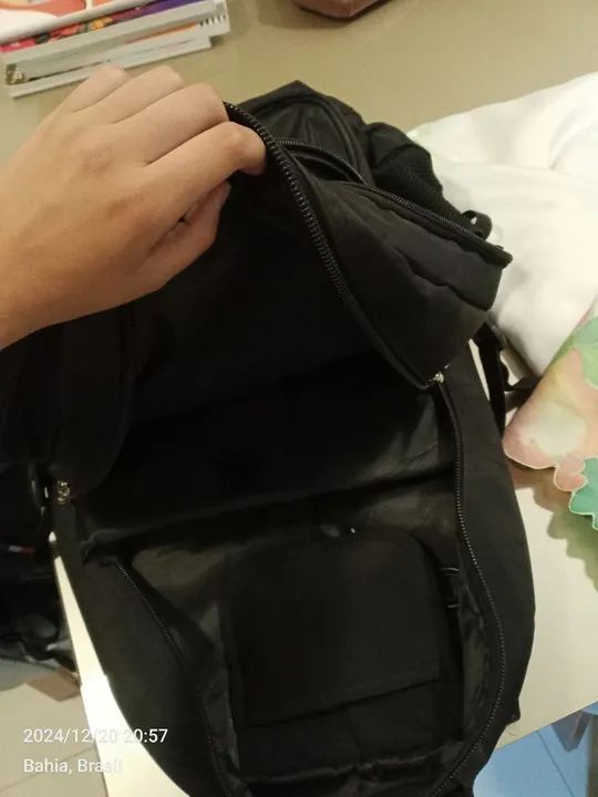 Mochila Preta de Alta Qualidade - Foto 3