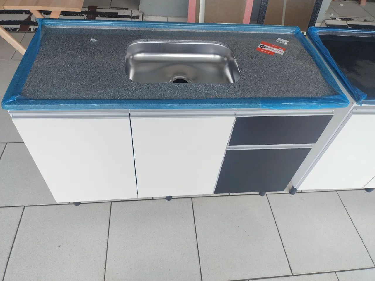 Balcão e Pia com cuba inox novas  - Foto 2