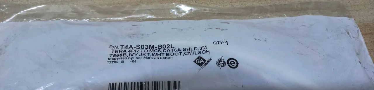 Conector Cabo Patch Cord Cat.7 / 6A Tera 4PR - Foto 4