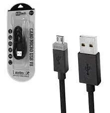 Cabo Celular Tipo V8 Usb Mbtech 1m  Mb81169