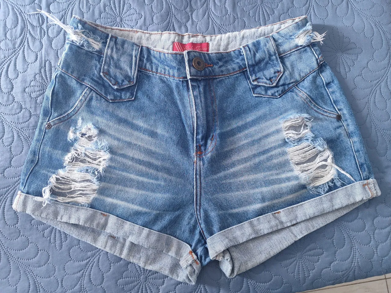 Short Jeans Destroyed - Seminovo
