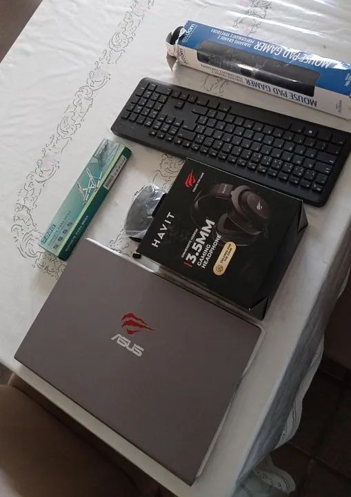 Notebook + Acessórios 