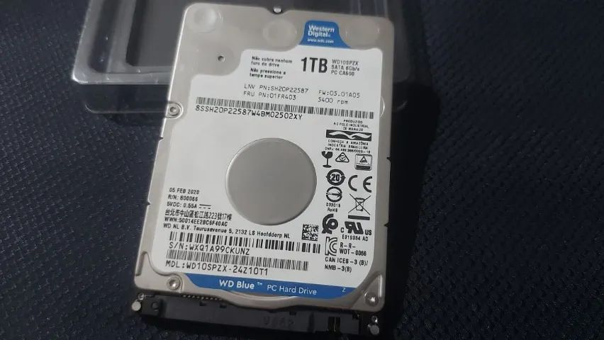 HD 1TB Notebook Sata 