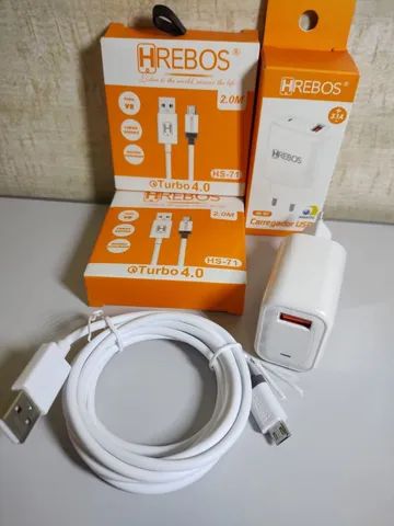 Vendo kit carregador super rápido V8 microusb  - Foto 3