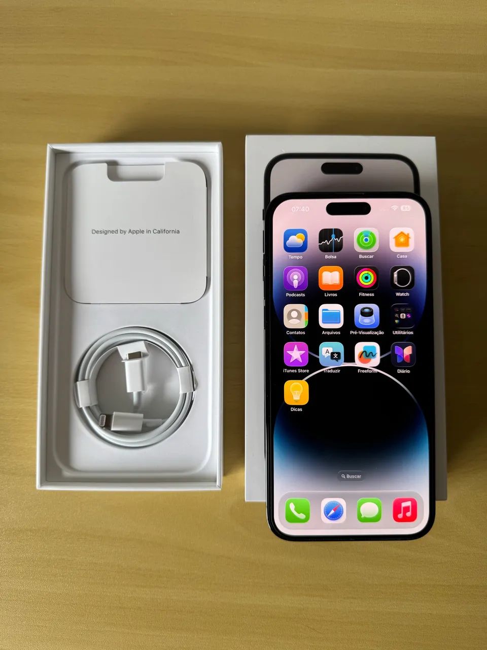 iPhone 14 Pro Max 256gb 98 % Bateria Preto Space Black - Foto 3